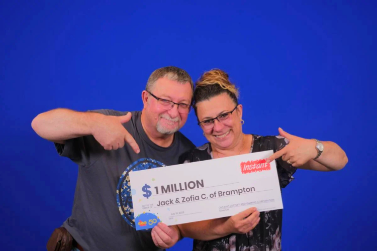 Brampton Couple Wins $1 Million After 2 a.m. Ticket Check Wakes the Family