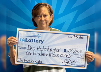 Fairfield Woman Wins $100,000 Iowa Lottery Prize and Plans to Pay Off Mortgage