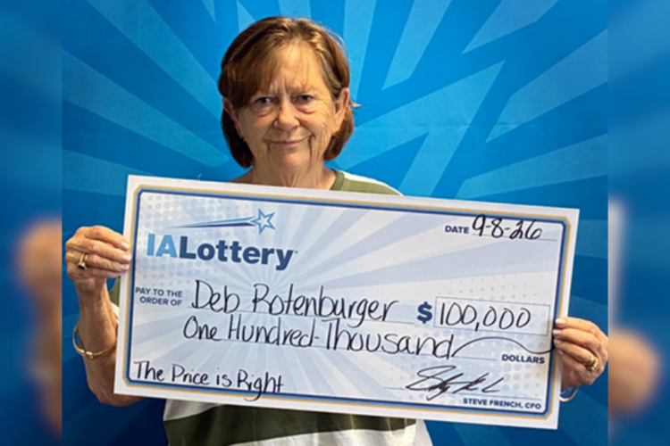 Fairfield Woman Wins $100,000 Iowa Lottery Prize and Plans to Pay Off Mortgage
